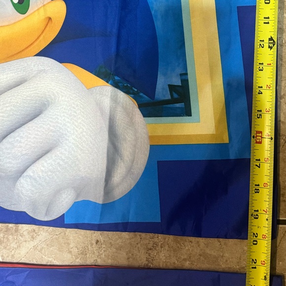Sonic the Hedgehog Blue Pillowcase Set of 2 - Picture 4 of 4